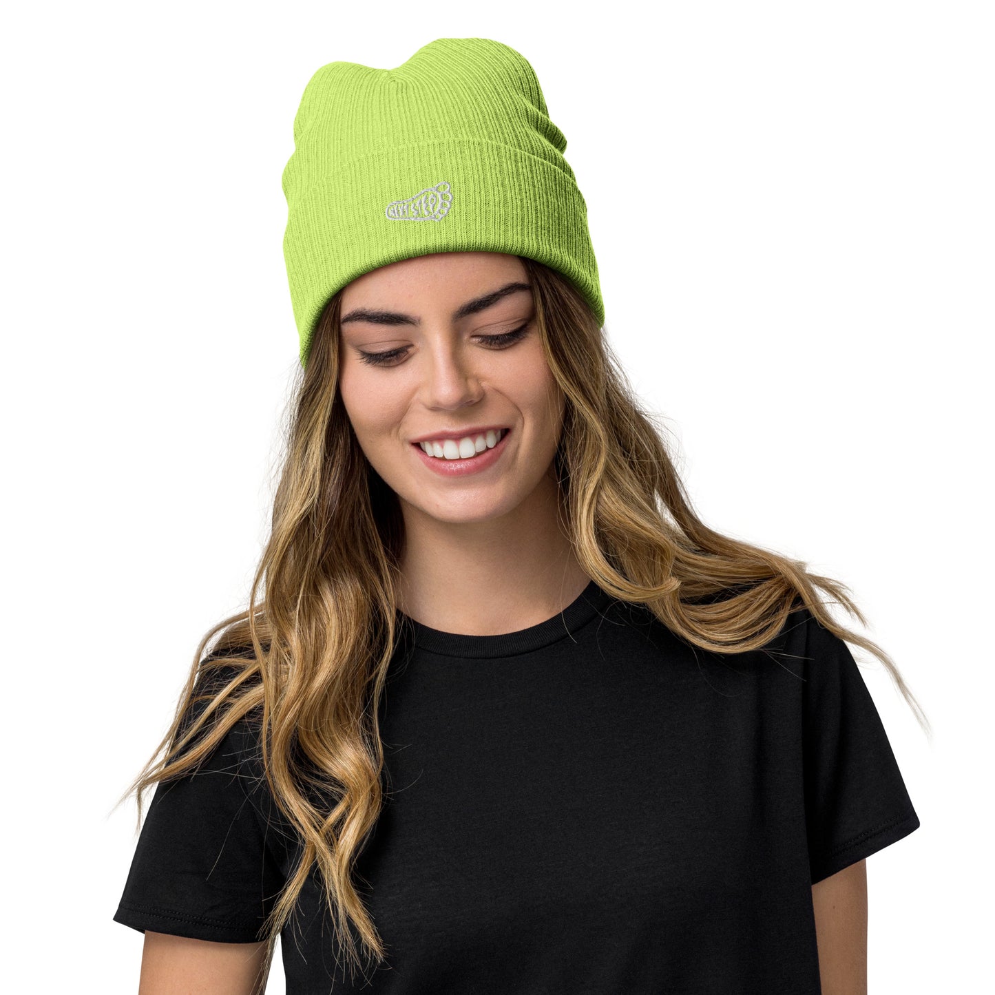 Ribbed knit beanie